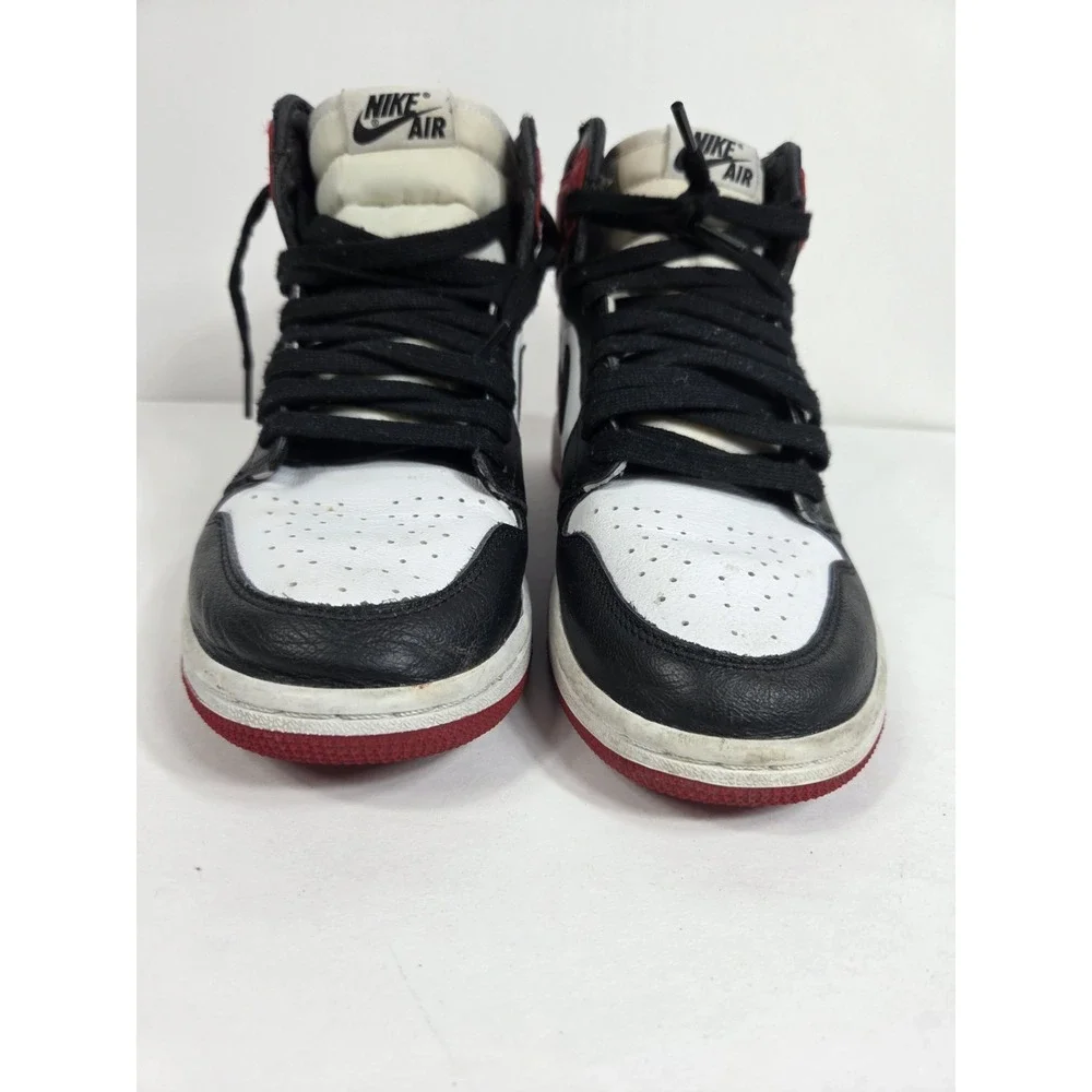 JORDAN 1 RETRO HIGH OG SATIN BLACK TOE Women Sz 9
